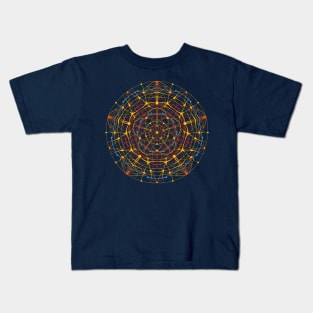 neural mandala Kids T-Shirt